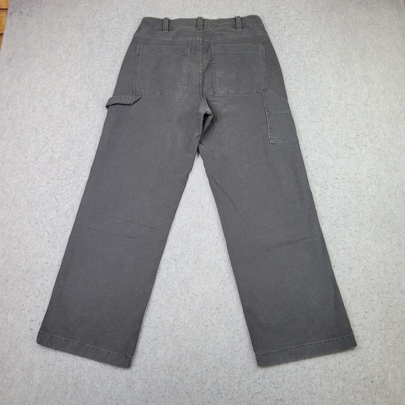 Abercrombie & Fitch Pants Mens Size 28x28 Moss Baggy Double Knee Canvas Workwear - Picture 6 of 13